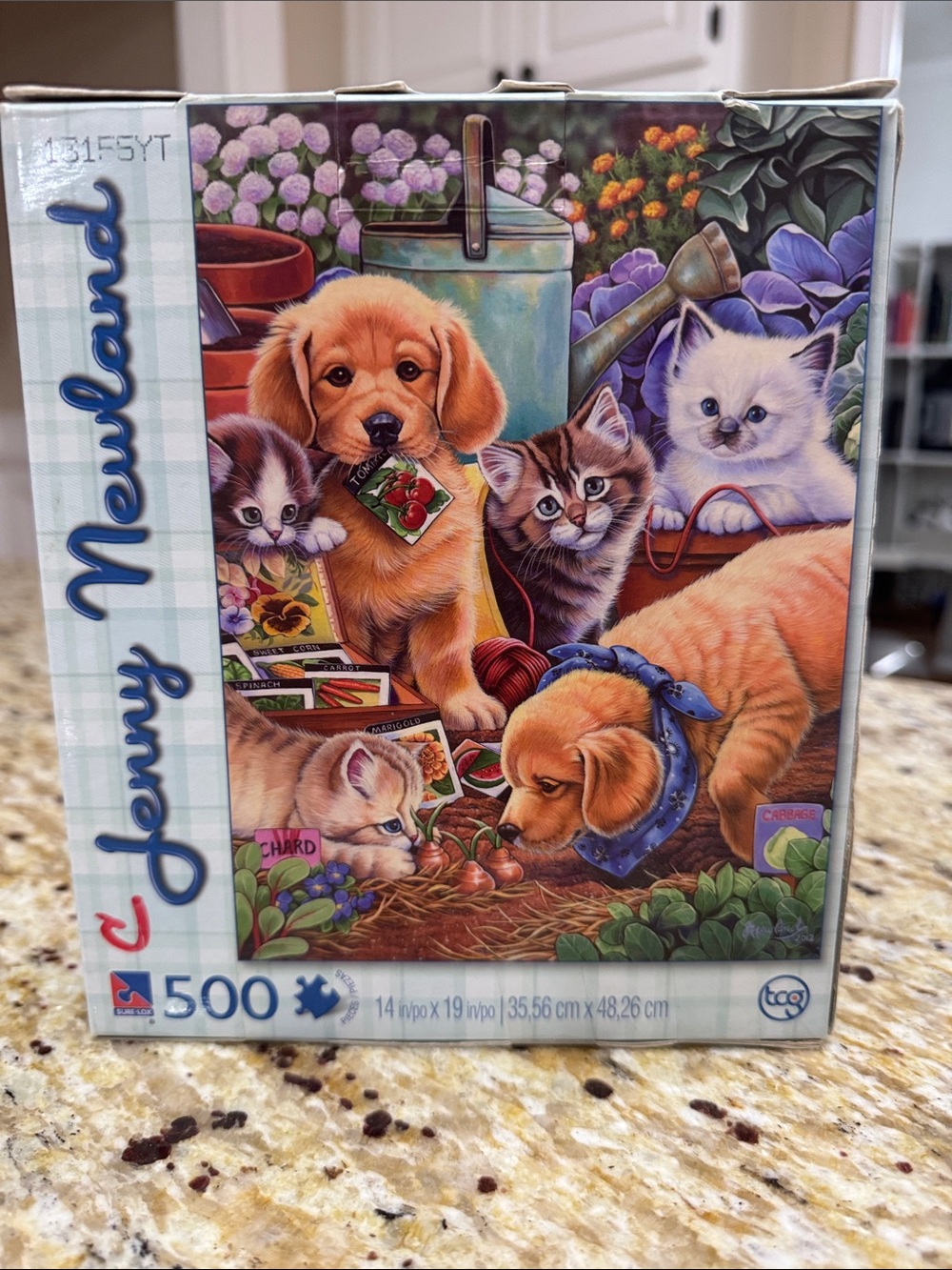 500 Piece Garden Cats and Dogs